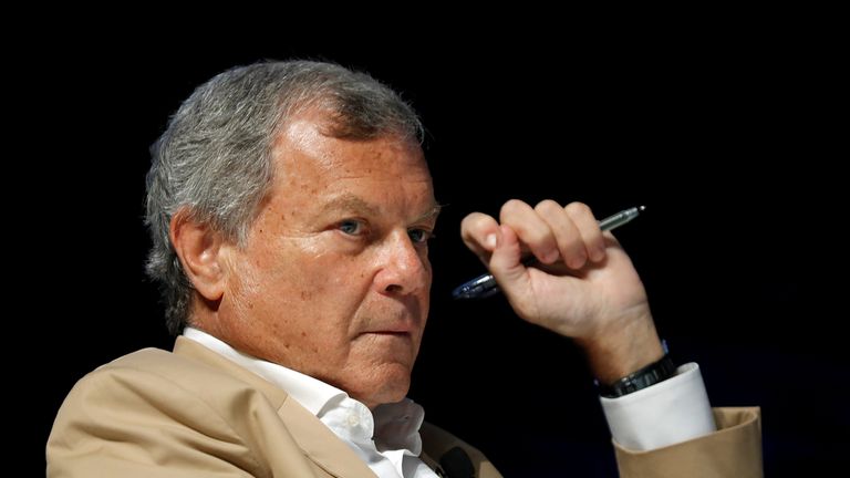 Sir Martin Sorrell, Chairman and Chief Executive Officer of advertising company WPP, attends a conference at the Cannes Lions Festival in Cannes, France, June 23, 2017.