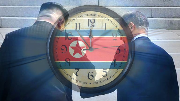 South Korean President Moon Jae-in and North Korean leader Kim Jong Un