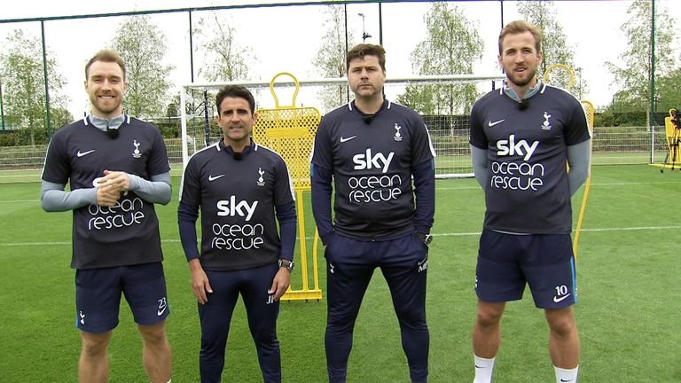 Harry Kane and Mauricio Pochettino are getting behind the Ocean Rescue Campaign
