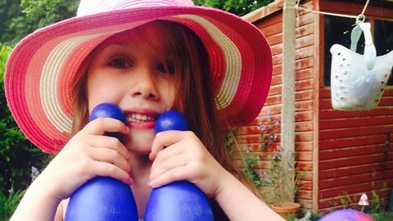 Summer Grant, seven, died when a bouncy castle she was in blew across a park