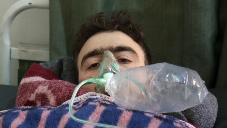 Hundreds were injured in the suspected sarin gas attack