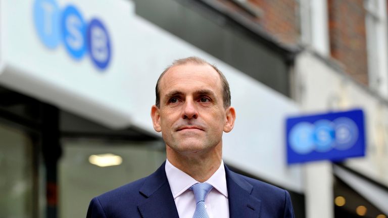 File photo dated 09/09/13 of TSB chief executive Paul Pester who has apologised after IT problems left online customers unable to access their money and some able to see other people&#39;s accounts.