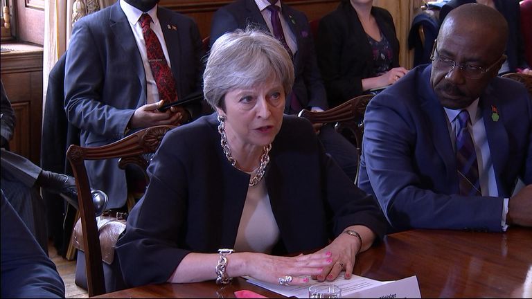 The PM says the Government is &#34;genuinely sorry for any anxiety that has been caused&#34; during a meeting with Caribbean leaders.