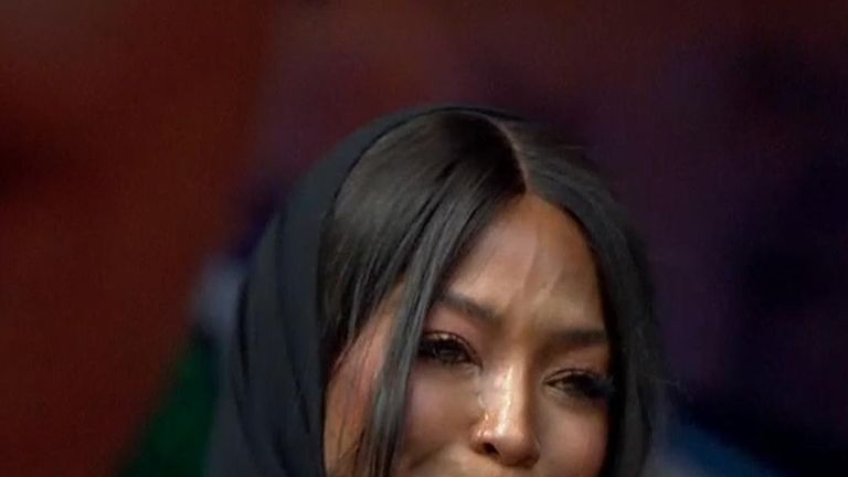 Naomi Campbell said she was lucky to have known Winnie Mandela