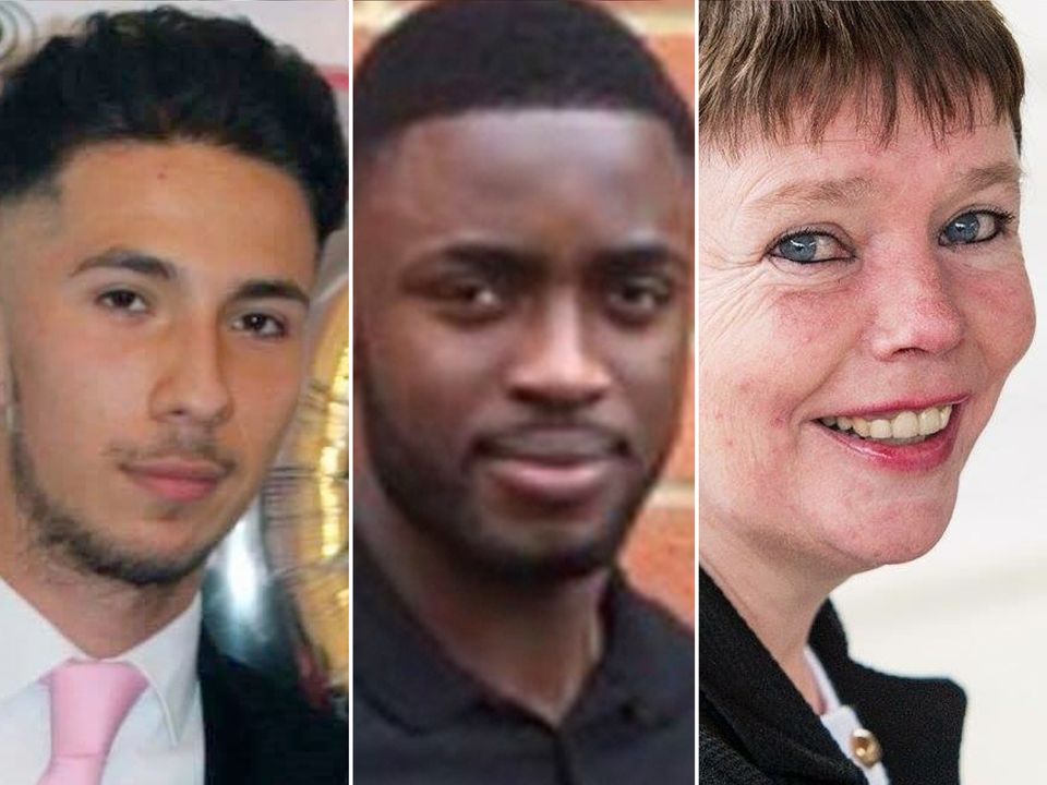 Steve Narvaez-Jara, Abraham Badru and Hannah Leonard