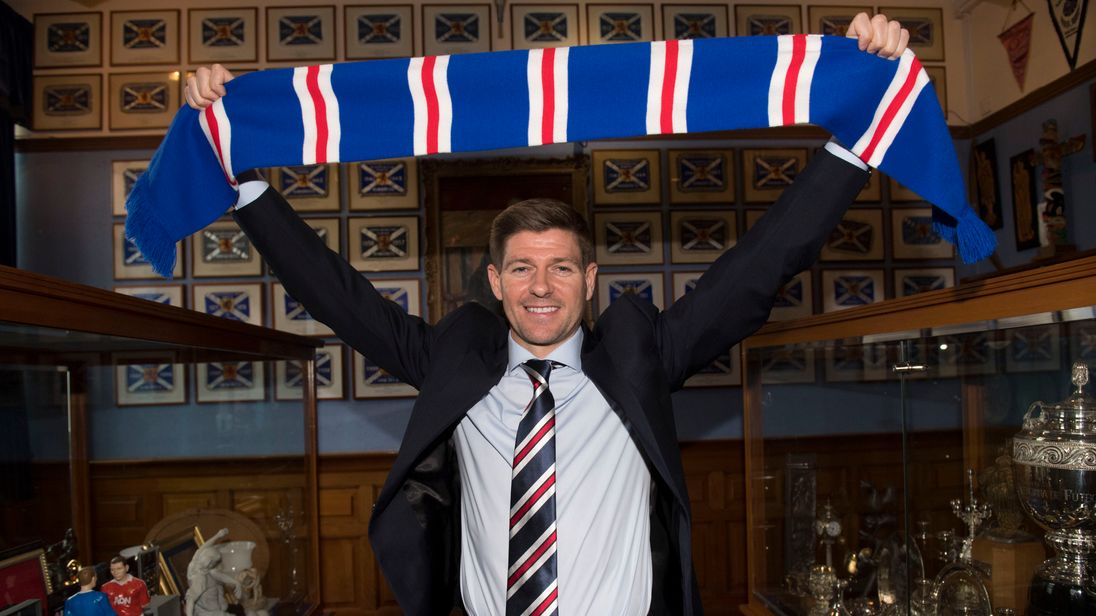 Image result for steven gerrard new rangers manager