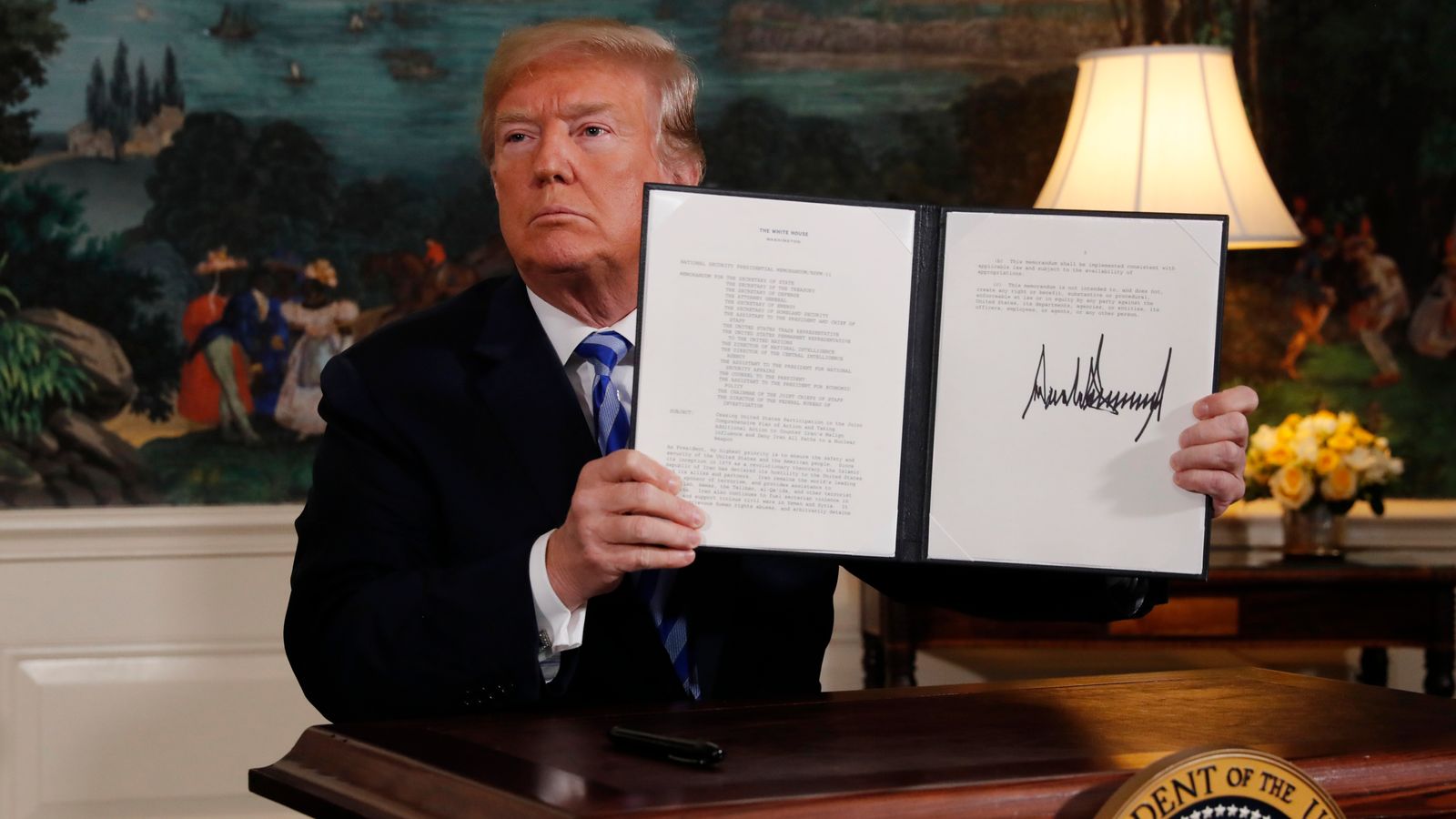 Trump ditches Iran nuclear deal | News UK Video News | Sky News