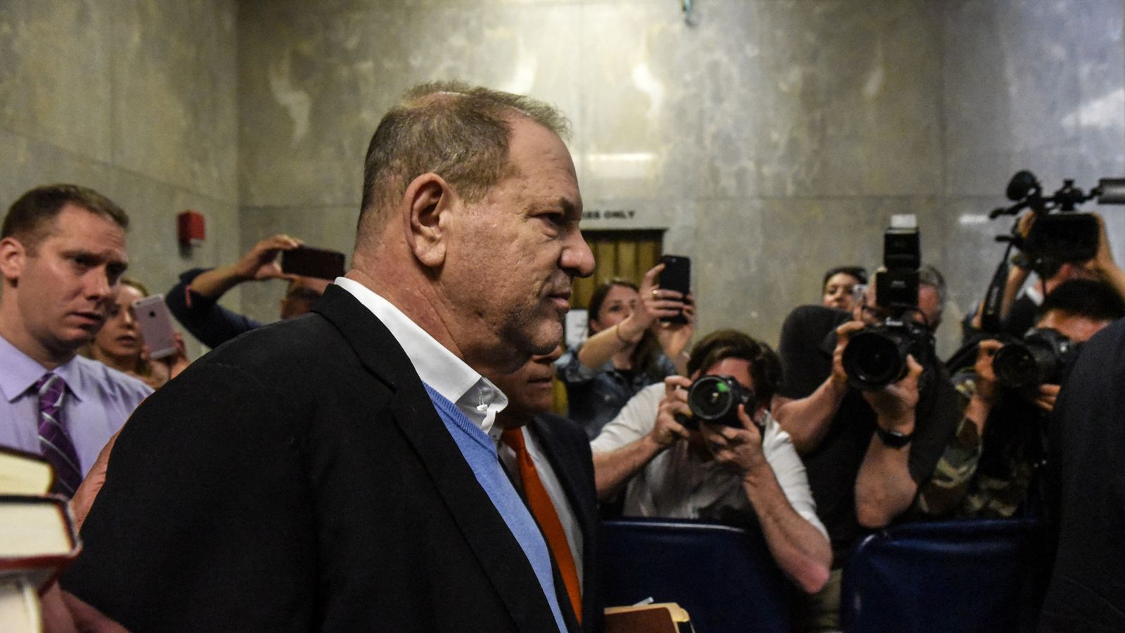 Harvey Weinstein appears in court on rape and sex assault charges | US