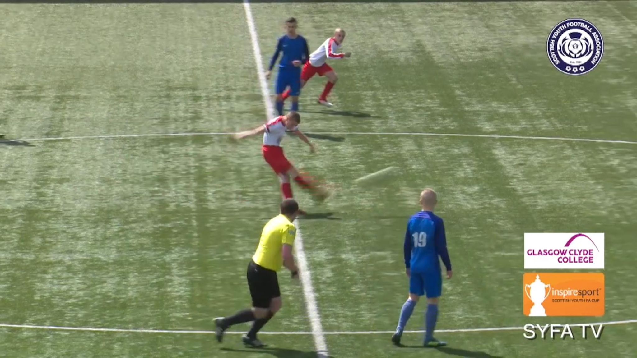 One touch Goal straight from kickoff News UK Video News Sky News