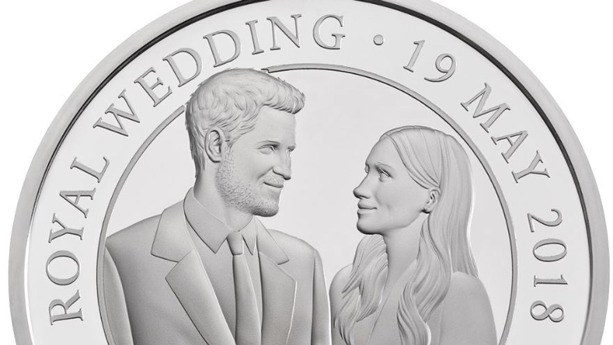 Royal wedding coin commemorates Prince Harry and Meghan Markle's