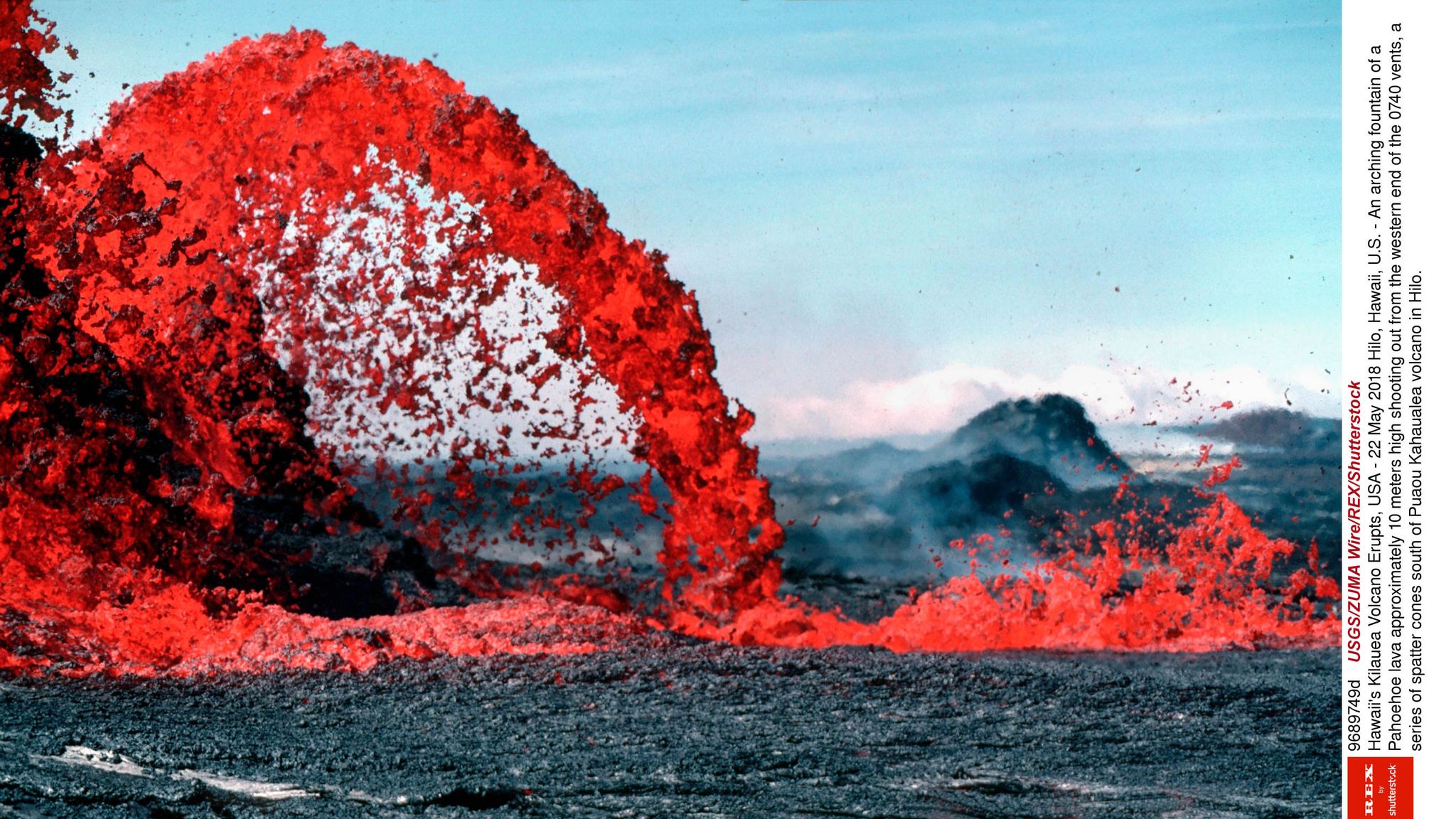 Hawaii eruption 'Pele, the goddess of fire and volcanoes, is showing
