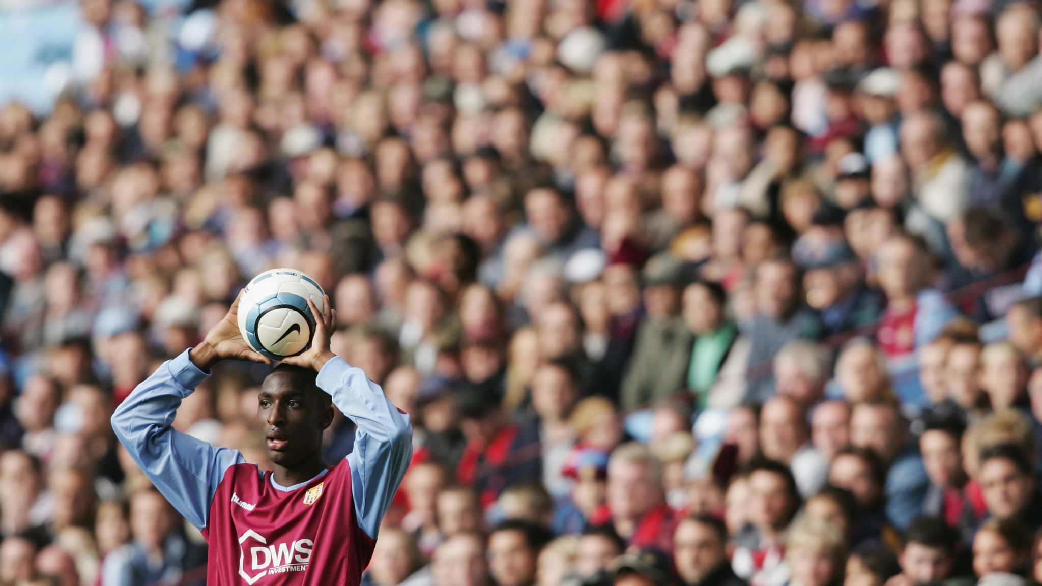 Sam plays football. Jlloyd Samuel.