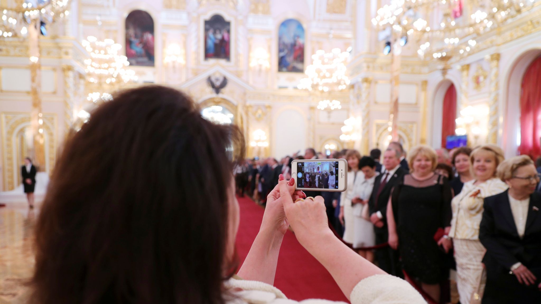 Vladimir Putin Sworn In As Russian President For Fourth Term World News Sky News 2611