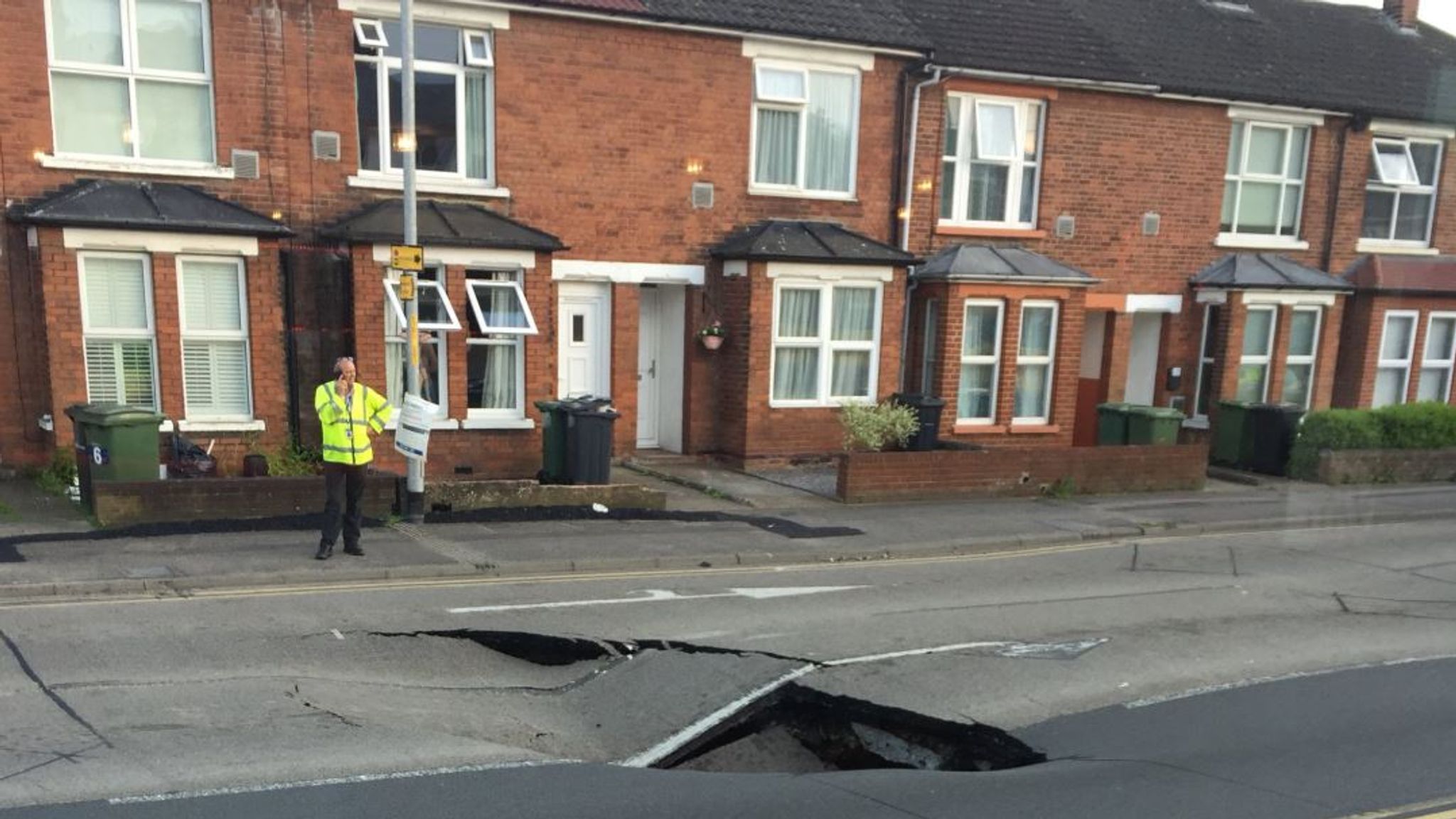 Elderly man dies after camper van submerged in floodwater in Walsall UK News Sky News