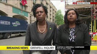 Families pay tribute to Grenfell victims