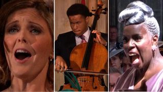 Cellist Sheku Kanneh Mason, soprano Elin Manahan Thomas and Kingdom Choir director Karen Gibson