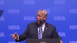 Donald Trump talks tough on gun law