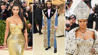 Spectacular Met Gala outfits: Who stole the show? | UK News | Sky News