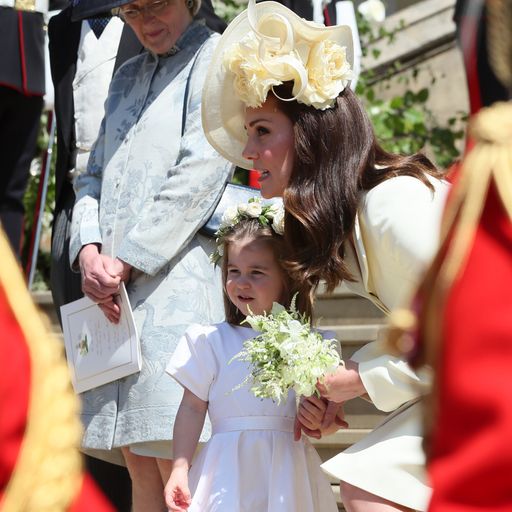 Royal couple's young entourage steals the show