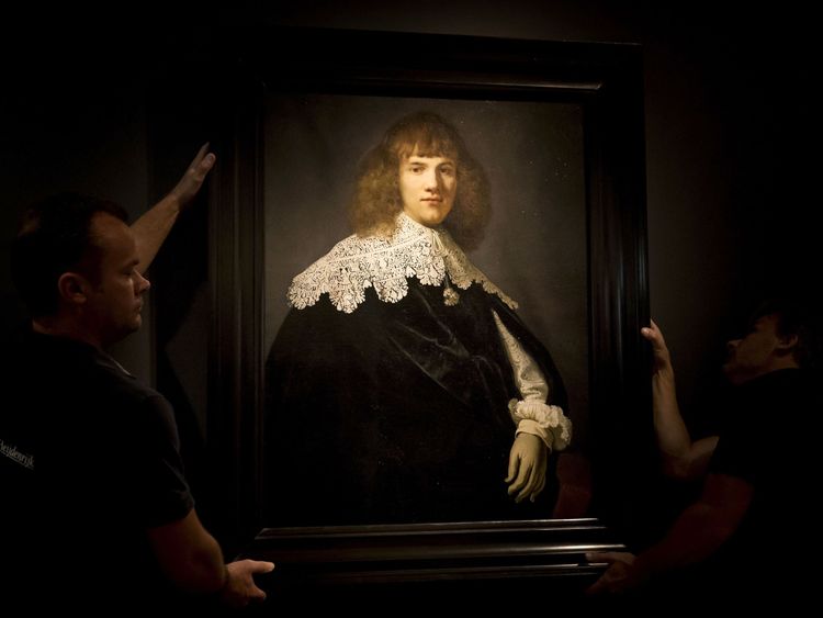 'Portrait of a Young Gentleman' by Rembrandt van Rijn in The Hermitage Museum, Amsterdam