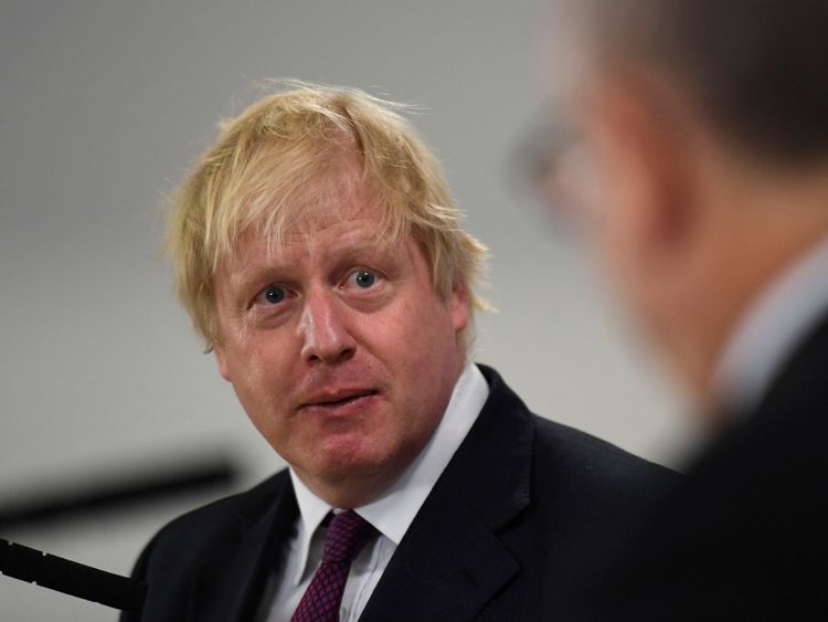 Boris Johnson has welcomed the idea of a 'Brexit plane'