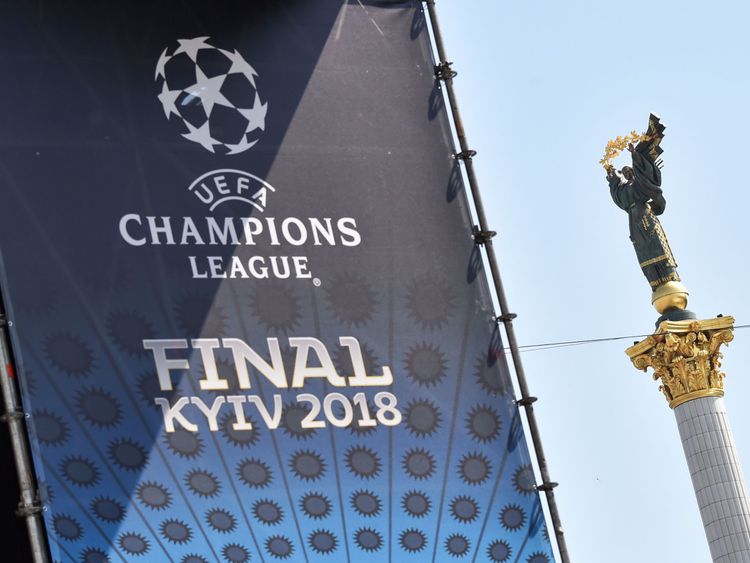The Champions League final is taking place in Kiev on Saturday