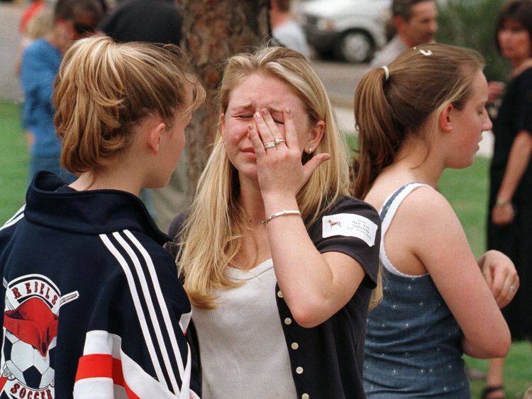 The Columbine massacre in 1999 left 12 students and one teacher dead