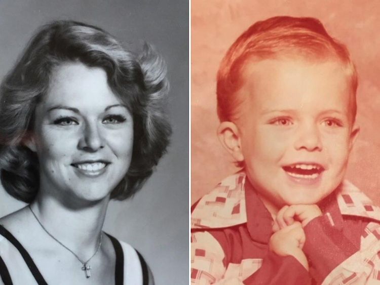 Rhonda Wicht, 24, and Donald, four, were strangled to death in their home in 1978. Pic: Simi Valley Police