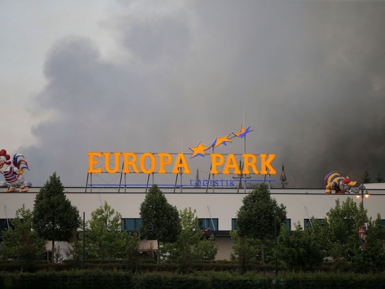 Horrific Videos Show Massive Fire At Europa Theme Park In Germany