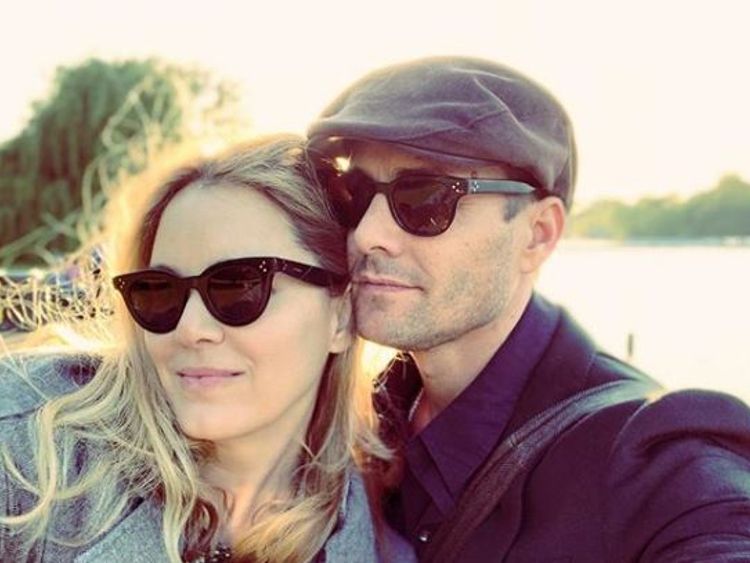 Gabriel Macht posted this photo with his wife in Hyde Park. Pic: Gabriel Macht/Instagram