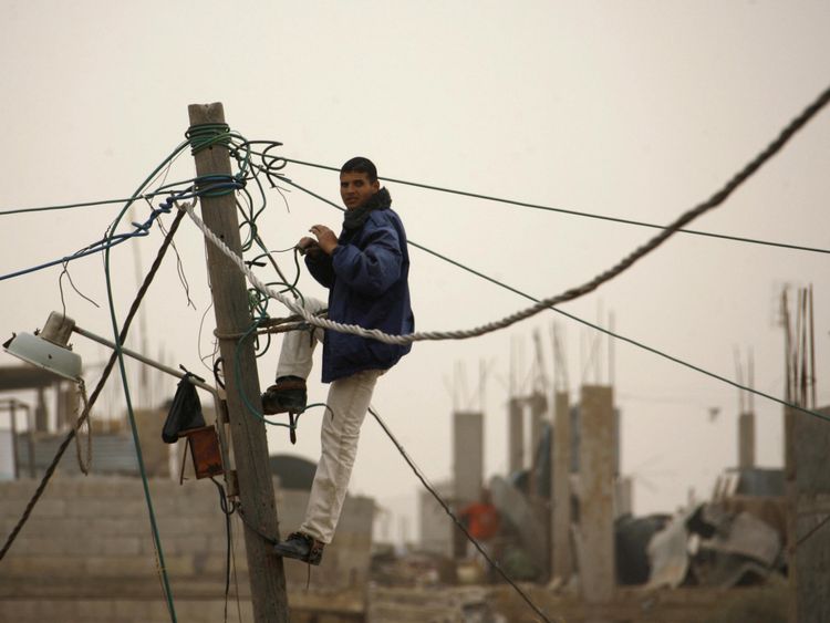 Gaza is plagued with regular prolonged power outages
