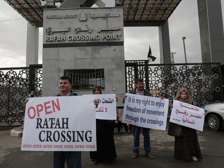 Gazans are also restricted by the Rafah crossing with Egypt
