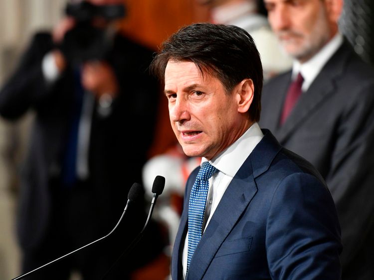 Giuseppe Conte is a lawyer by trade