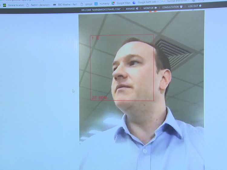 Reading a pulse via video stream is being tested