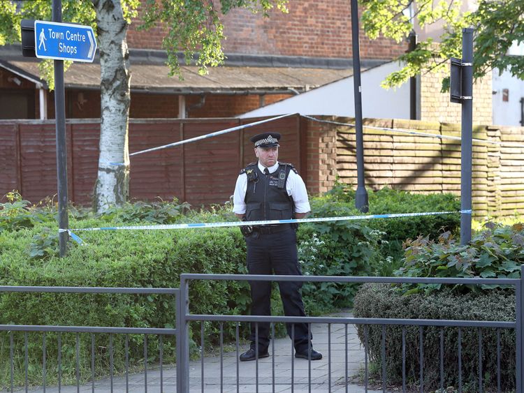 Two boys have been taken to hospital after they were found wounded