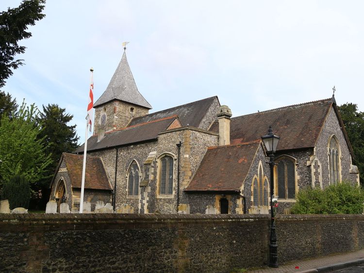 St Marys Church in St Mary Cray near Orpington, Kent where the funeral is due to take place