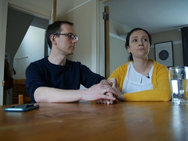 Conor and Amy Callaghan had to fly to Liverpool to abort their baby, who had a fatal condition
