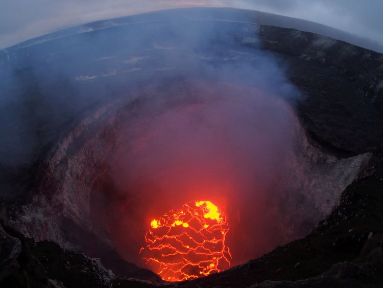 Kilauea volcano started to erupt eight days ago