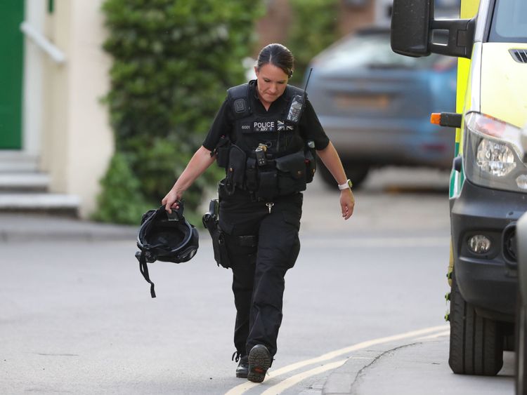 Police presence near Paradise Square where armed police are locked in a stand-off with a gunman after a shootout in Oxford city centre. PRESS ASSOCIATION Photo. Picture date: Monday May 7, 2018. A siege is under way as officers try to negotiate with the armed man. Norfolk Road is in lockdown after shots were fired from a residential property in Paradise Square before armed response officers returned fire. See PA story POLICE Oxford. Photo credit should read: Steve Parsons/PA Wire