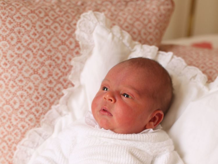Prince Louis is fifth in line to the throne