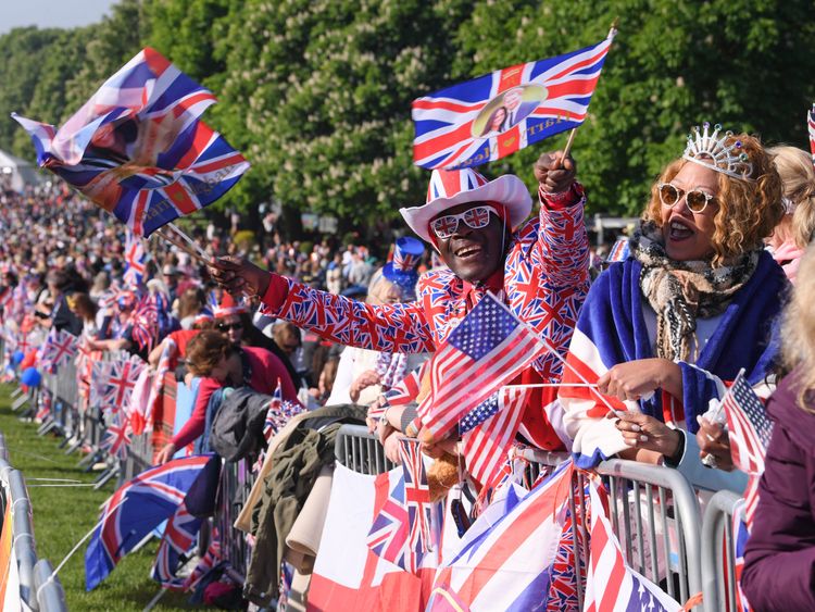 Crowds at Windsor