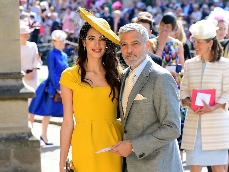  Amal Clooney and George Clooney 