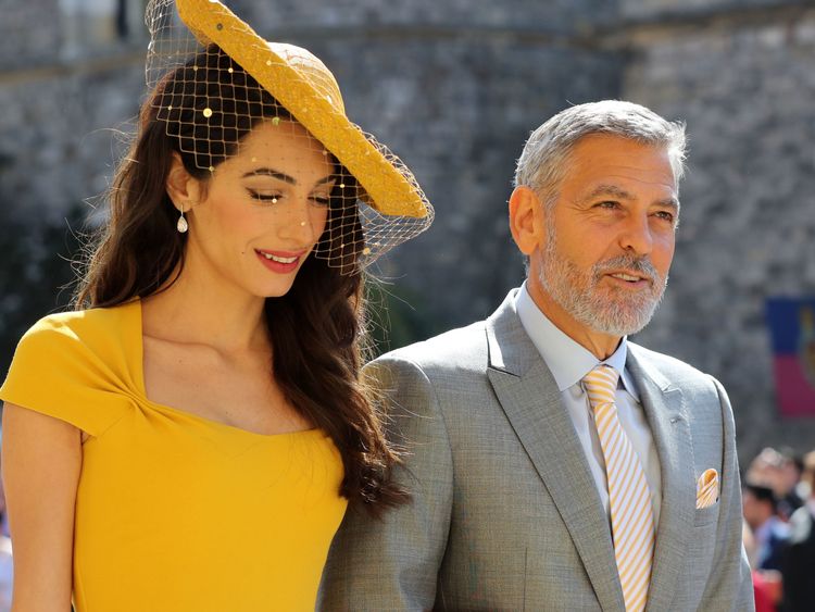 Amal Clooney and George Clooney