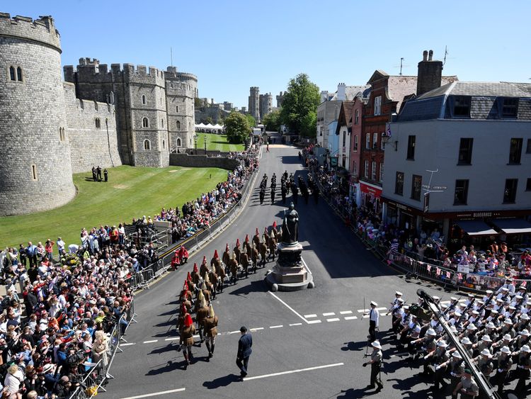 Royal wedding rehearsal