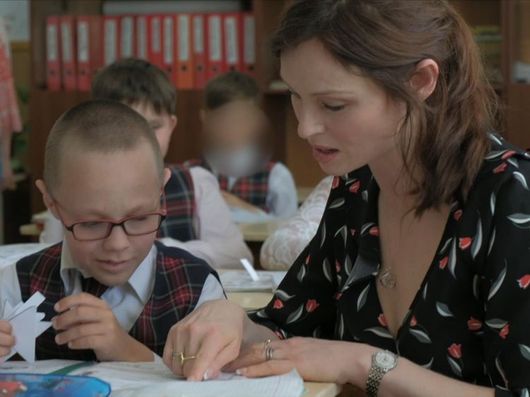 Sophie Ellis-Bextor visits an orphanage in Ukraine