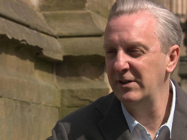 Poet Tony Walsh read a poem as Manchester tried to recover from the bombing in 2017