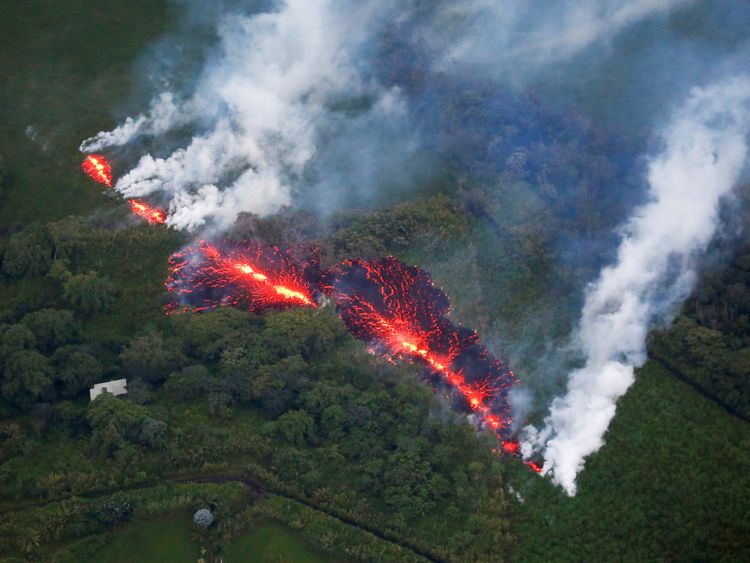 Kilauea Volcano in Hawaii