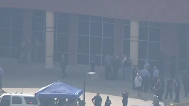 School on lockdown after shooting spree | News UK Video News | Sky News