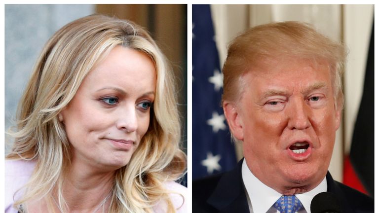 Donald trump and Stormy Daniels