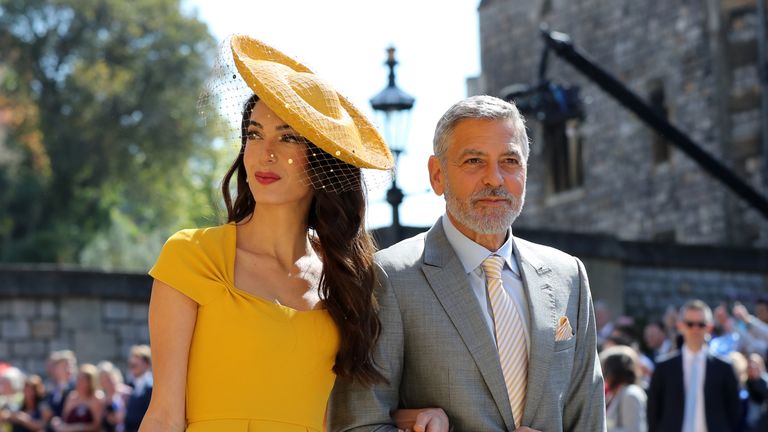 George and Amal Clooney are among the A-listers in attendance
